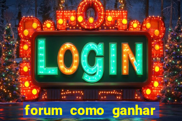 forum como ganhar na loteria